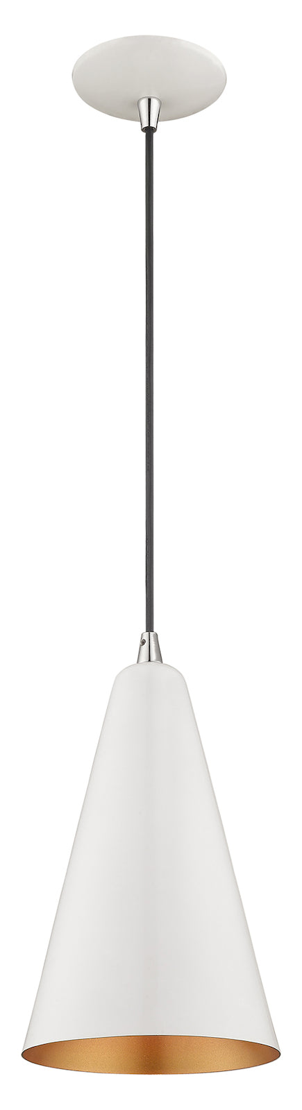 Metal Shade 7.35 Inch 1 Light Mini Pendant