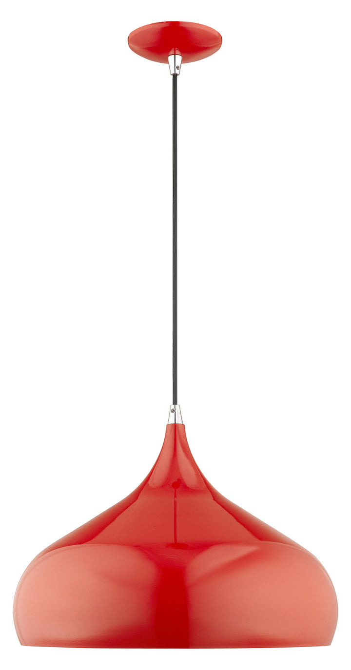 Metal Shade 15.75 Inch 1 Light Mini Pendant