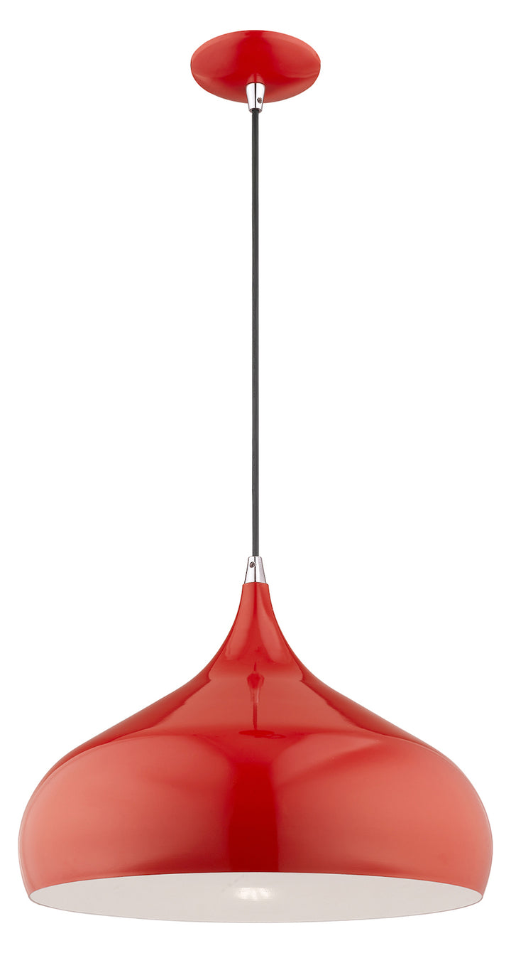 Metal Shade 15.75 Inch 1 Light Mini Pendant