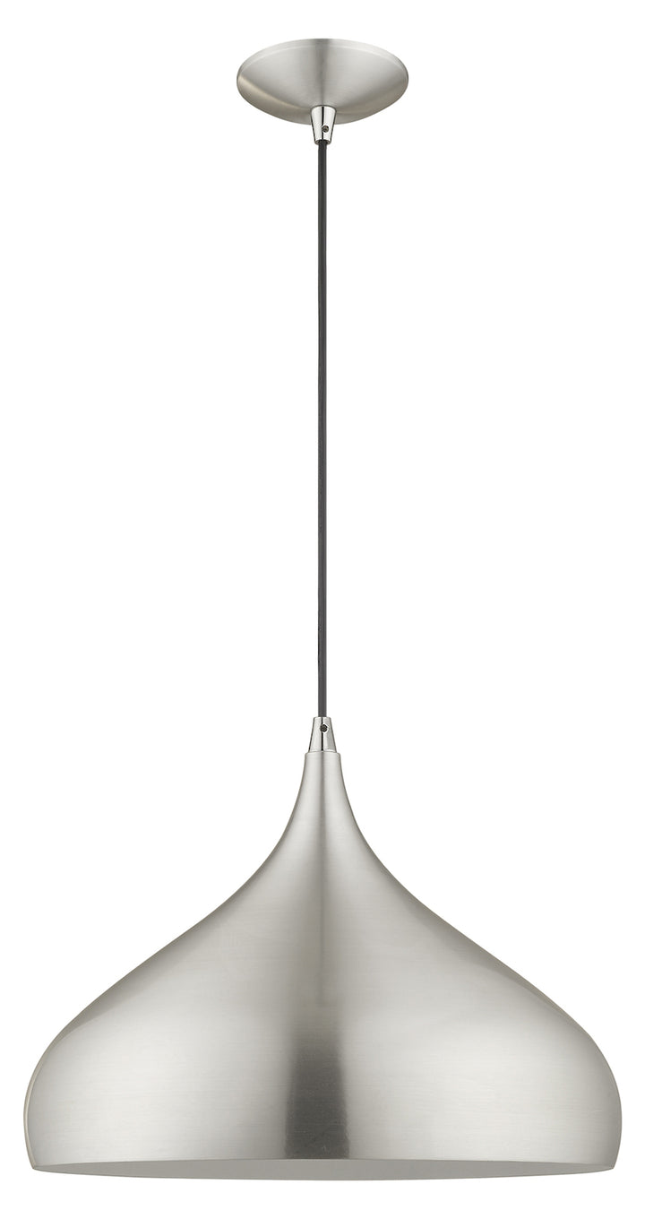 Metal Shade 15.75 Inch 1 Light Mini Pendant