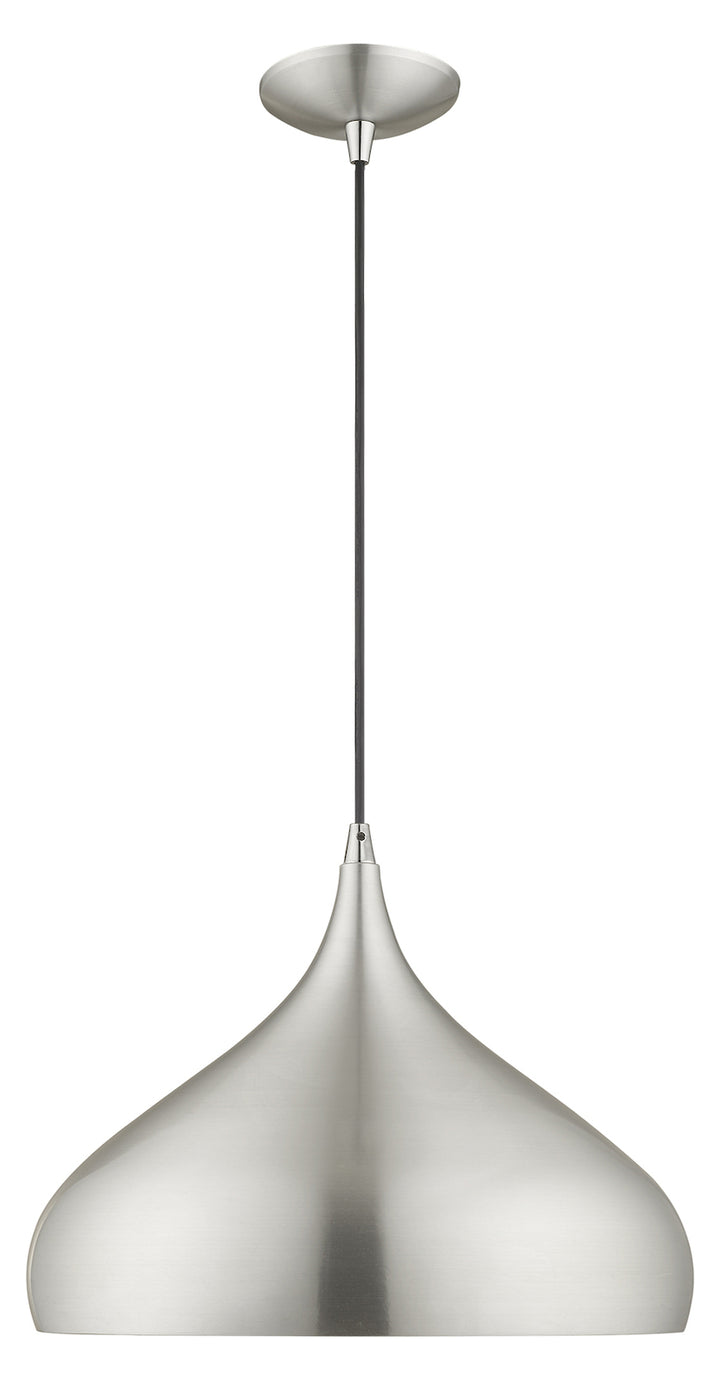 Metal Shade 15.75 Inch 1 Light Mini Pendant