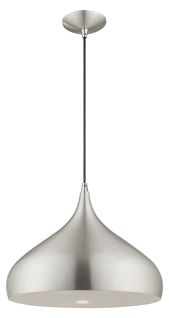 Metal Shade 15.75 Inch 1 Light Mini Pendant