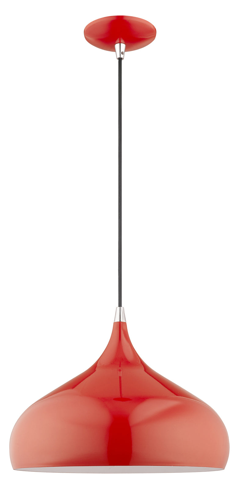 Metal Shade 13.75 Inch 1 Light Mini Pendant