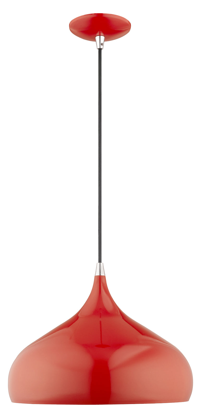 Metal Shade 13.75 Inch 1 Light Mini Pendant