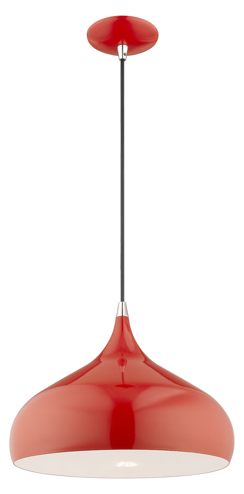 Metal Shade 13.75 Inch 1 Light Mini Pendant