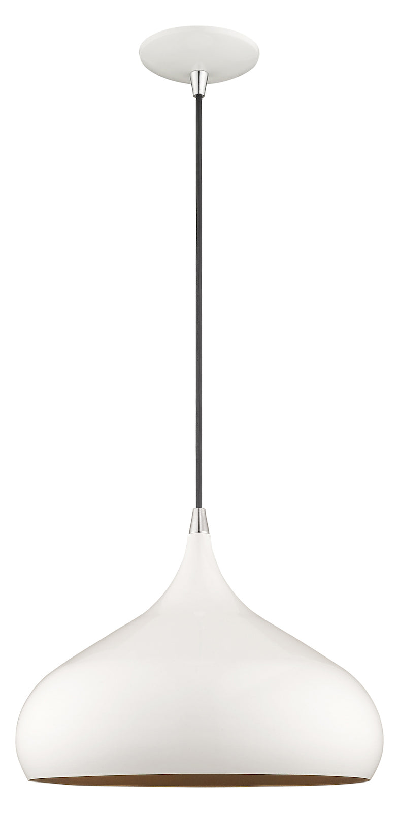 Metal Shade 13.75 Inch 1 Light Mini Pendant