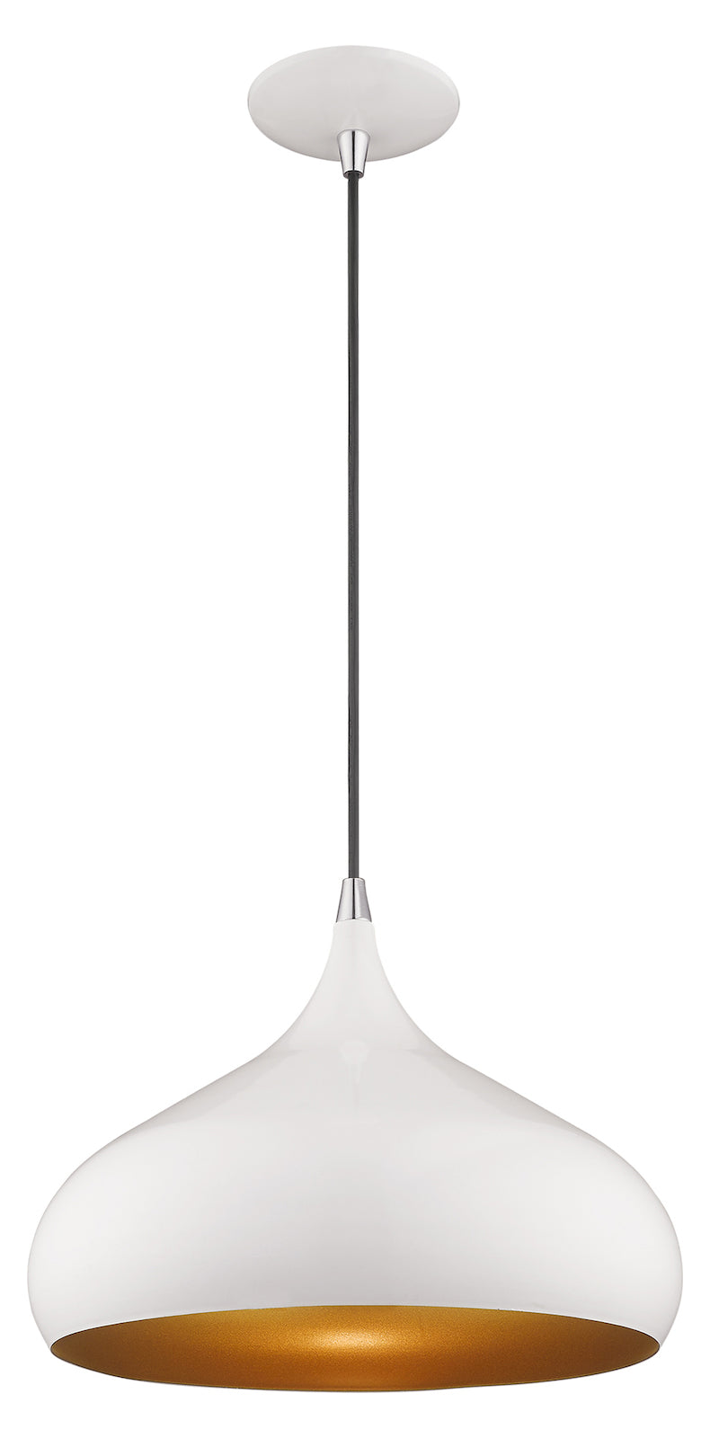 Metal Shade 13.75 Inch 1 Light Mini Pendant