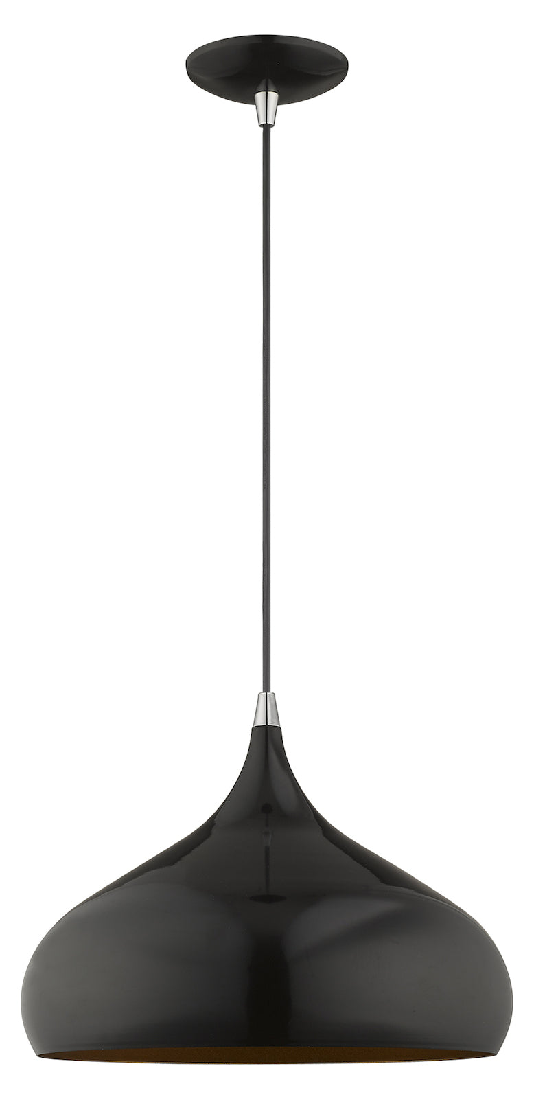 Metal Shade 13.75 Inch 1 Light Mini Pendant