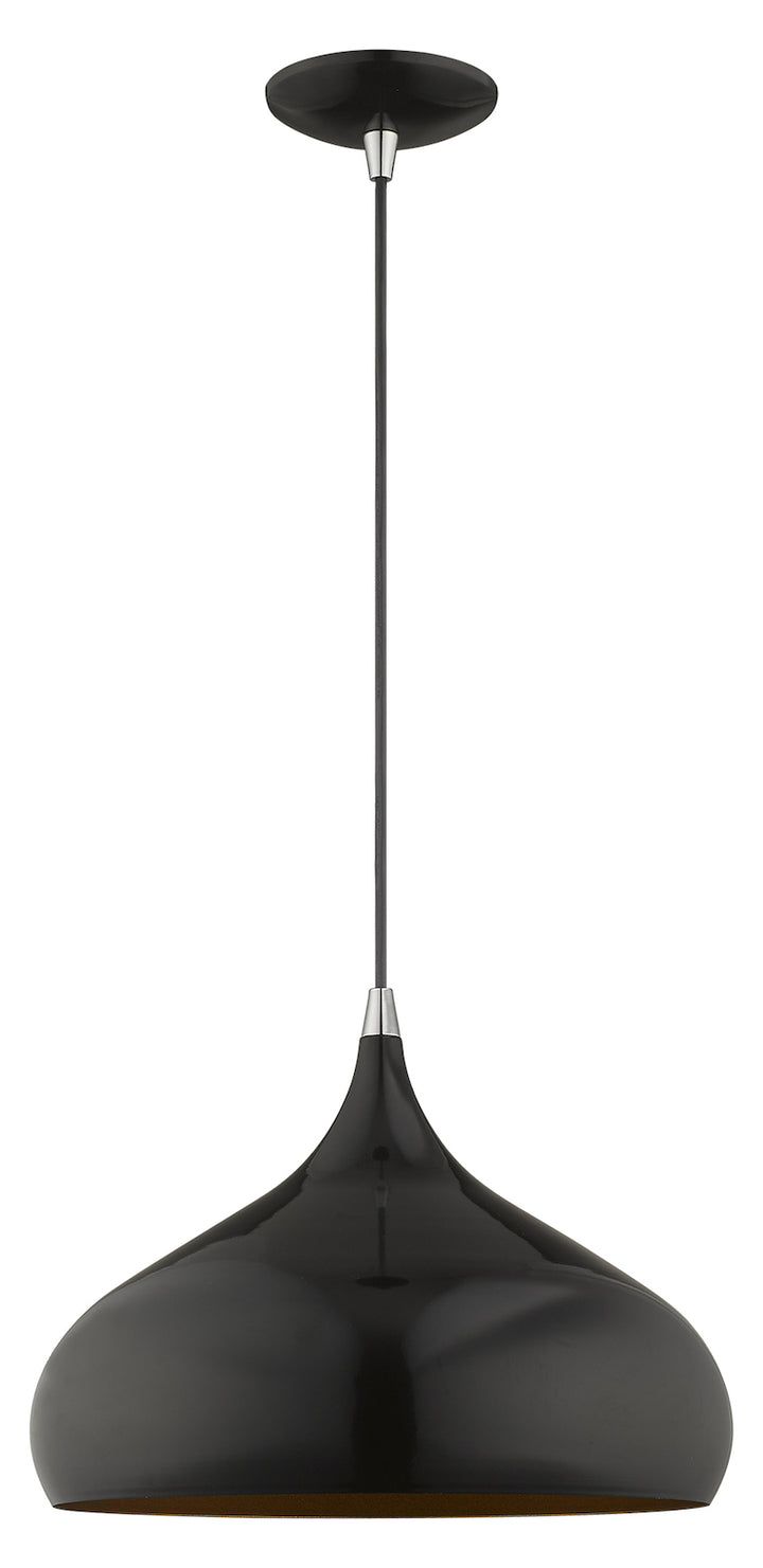 Metal Shade 13.75 Inch 1 Light Mini Pendant
