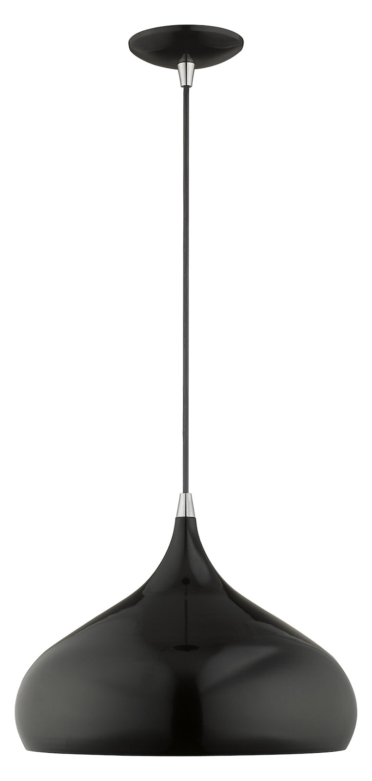 Metal Shade 13.75 Inch 1 Light Mini Pendant