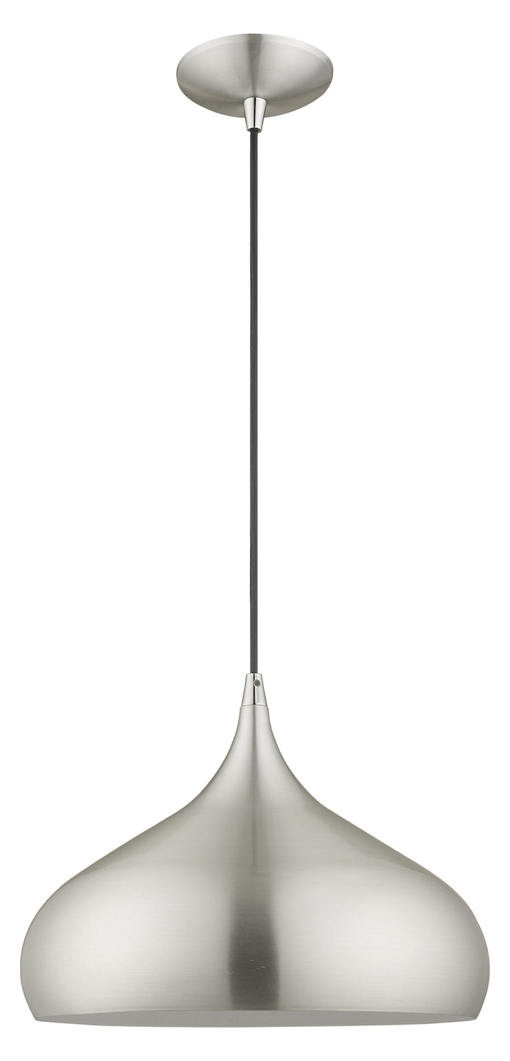 Metal Shade 13.75 Inch 1 Light Mini Pendant