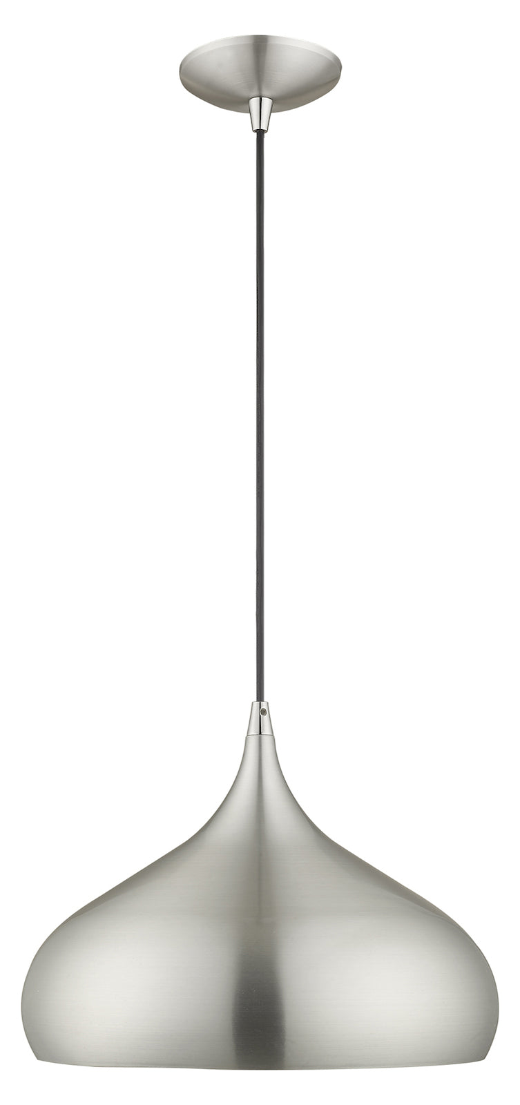 Metal Shade 13.75 Inch 1 Light Mini Pendant