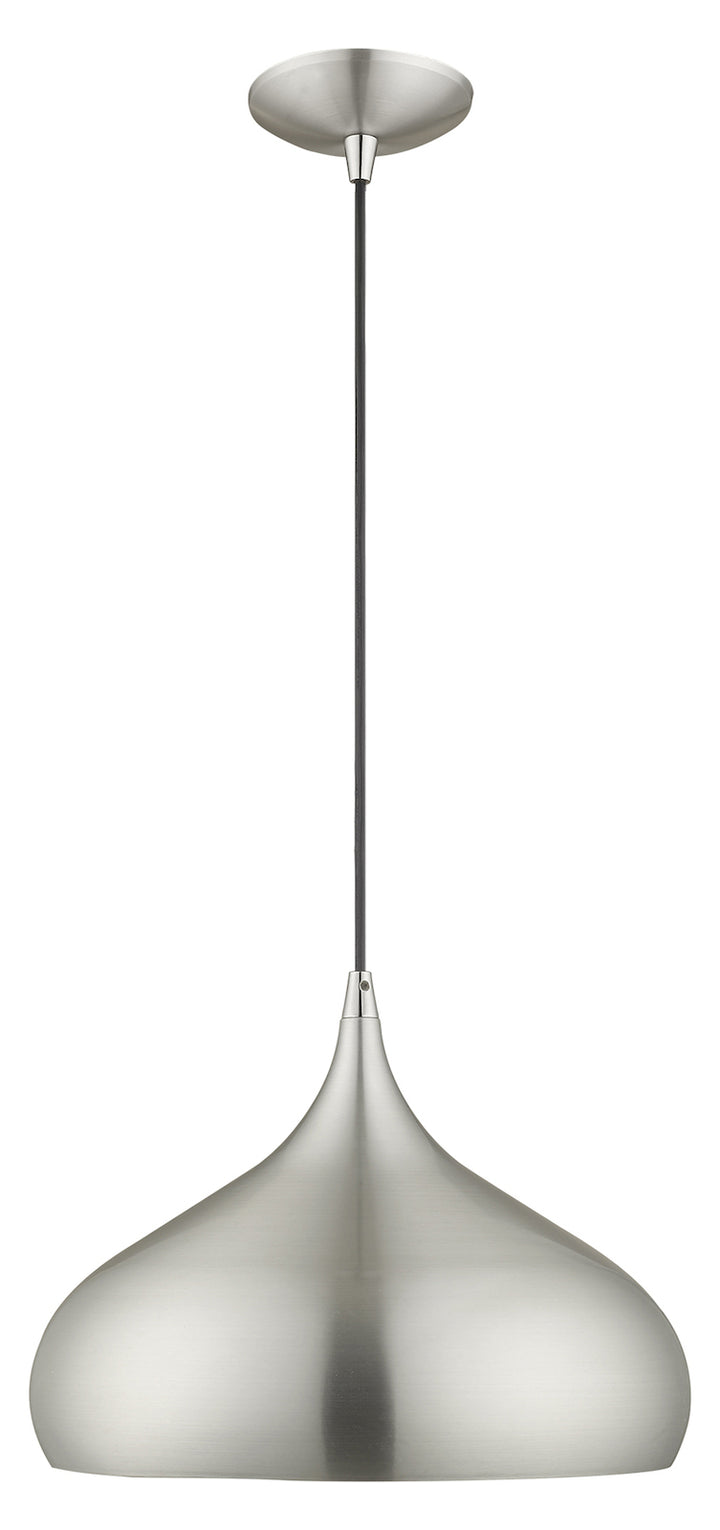 Metal Shade 13.75 Inch 1 Light Mini Pendant