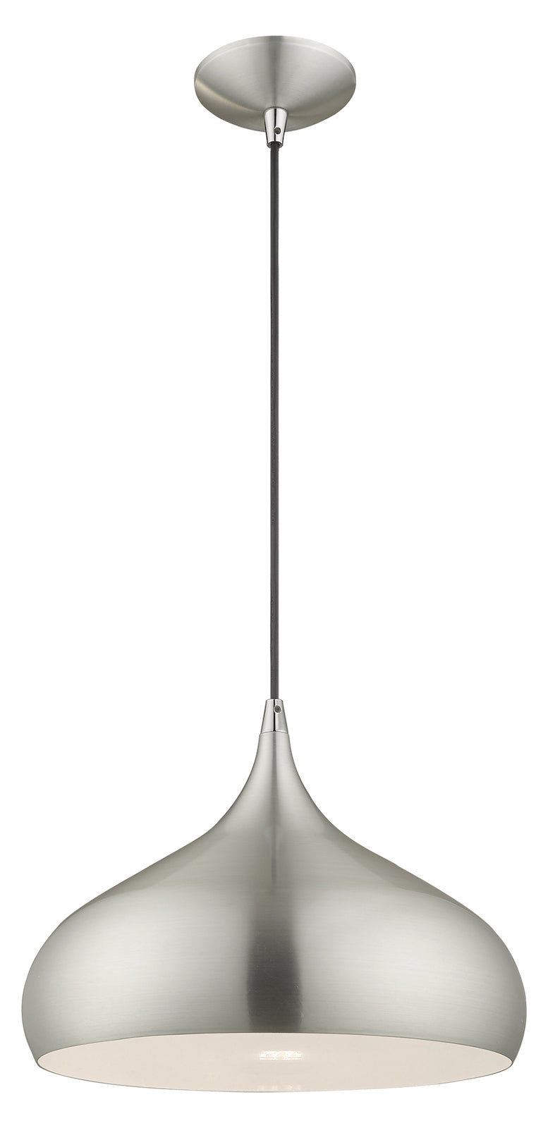 Metal Shade 13.75 Inch 1 Light Mini Pendant