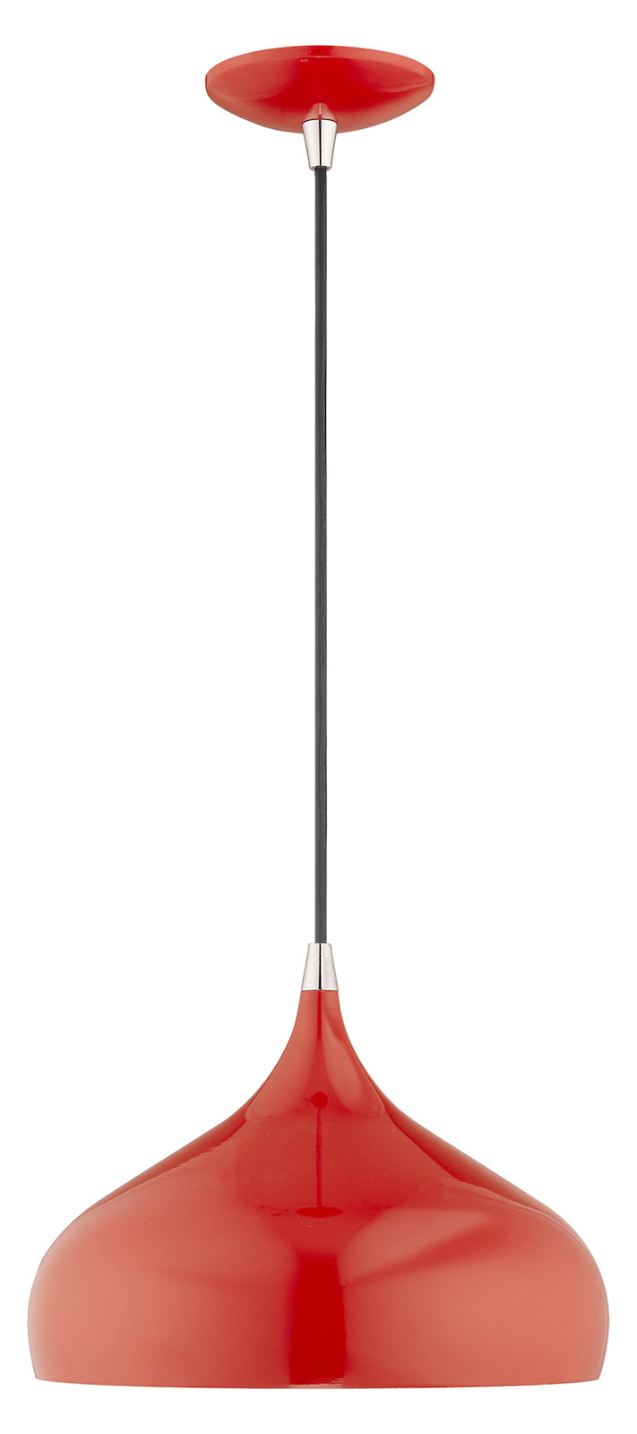 Metal Shade 11.75 Inch 1 Light Mini Pendant