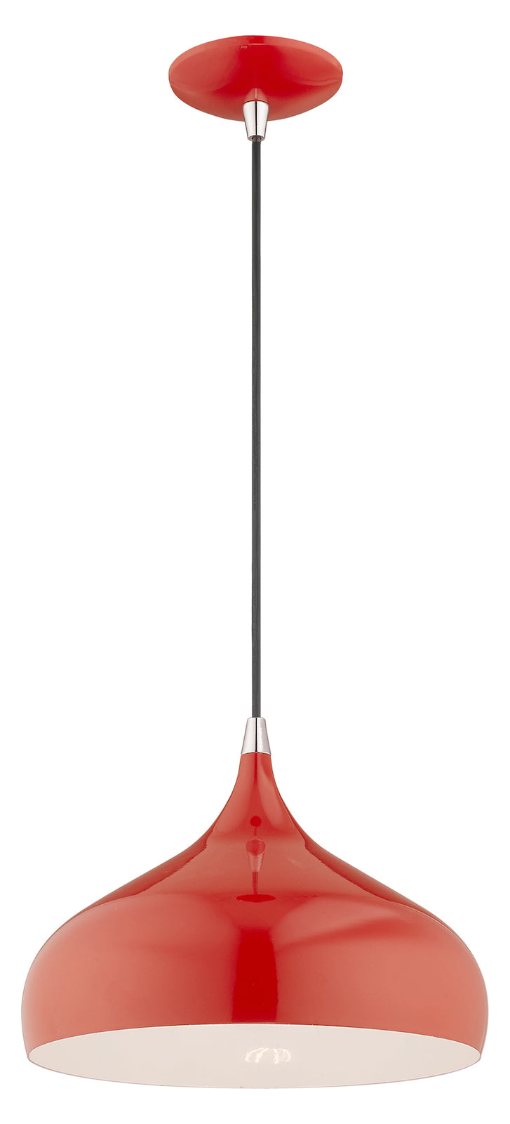 Metal Shade 11.75 Inch 1 Light Mini Pendant