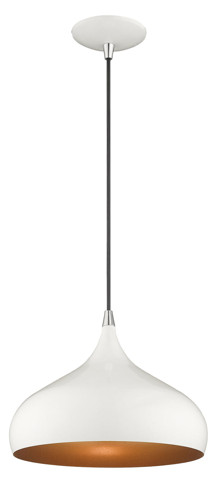 Metal Shade 11.75 Inch 1 Light Mini Pendant