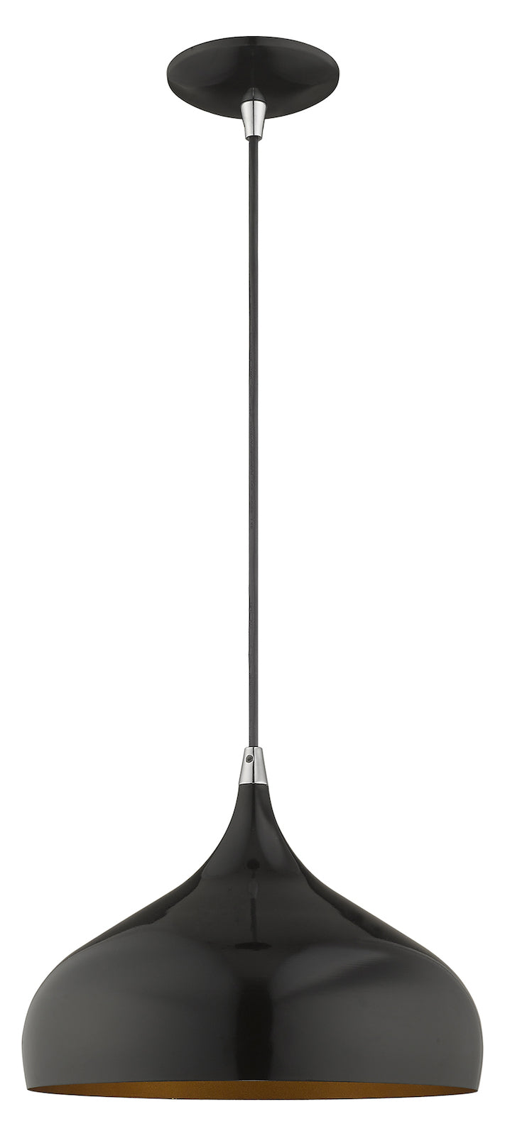 Metal Shade 11.75 Inch 1 Light Mini Pendant