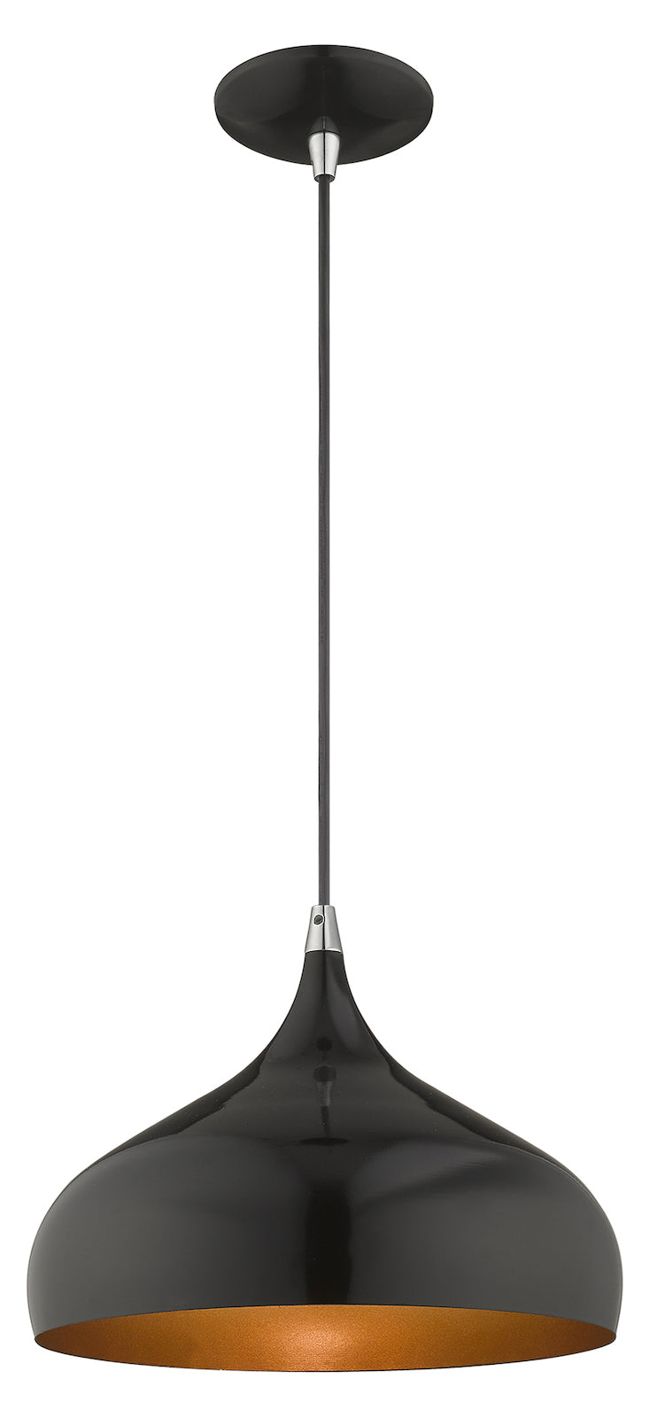Metal Shade 11.75 Inch 1 Light Mini Pendant