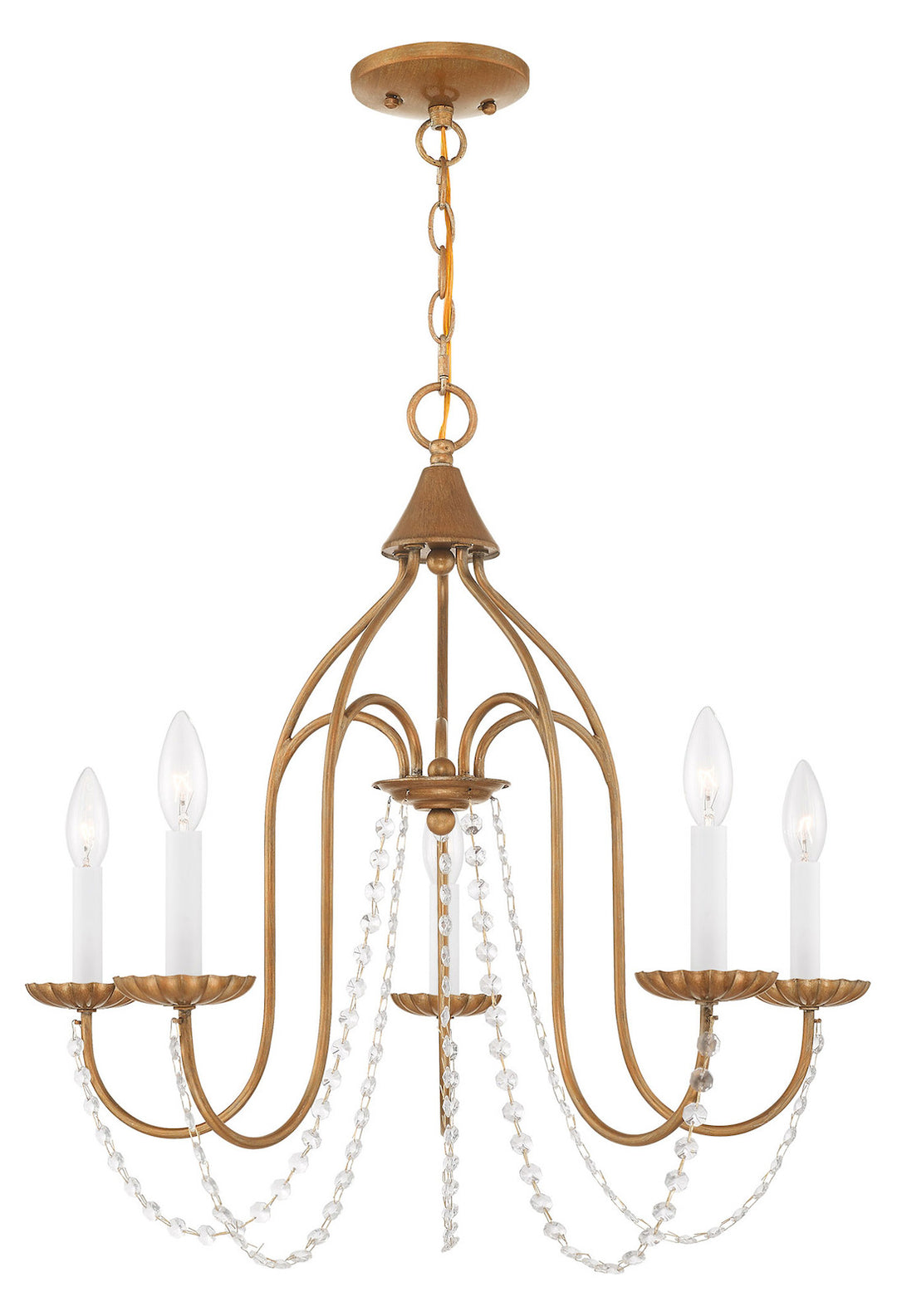 5 Light Chandelier by Livex Lighting