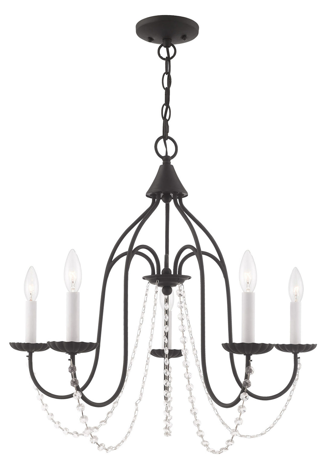 5 Light Chandelier by Livex Lighting