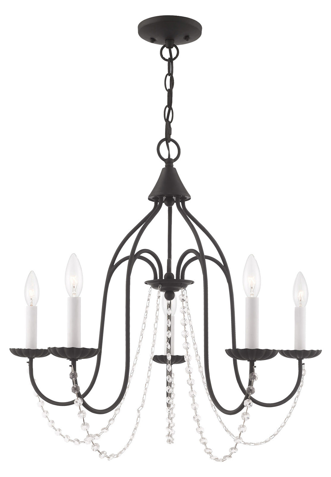 5 Light Chandelier by Livex Lighting