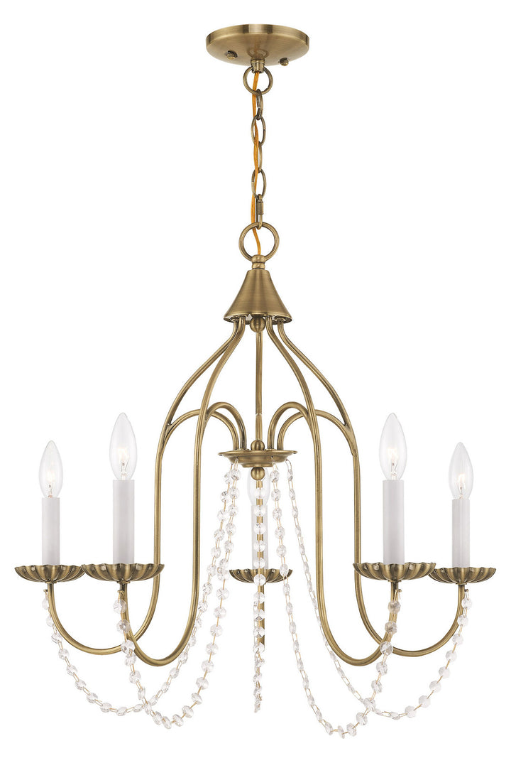 5 Light Chandelier by Livex Lighting