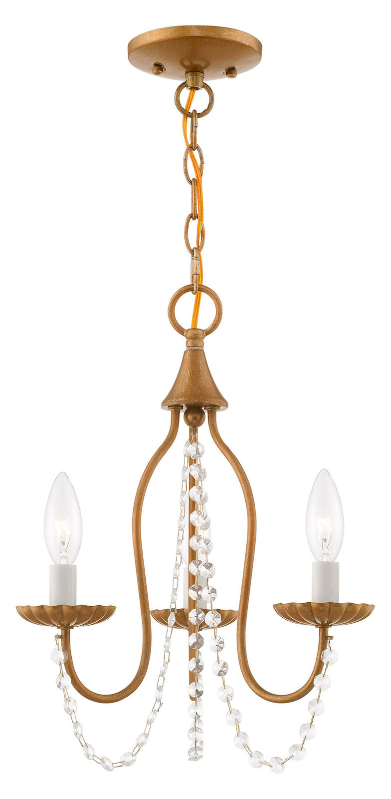 3 Light Mini Chandelier by Livex Lighting