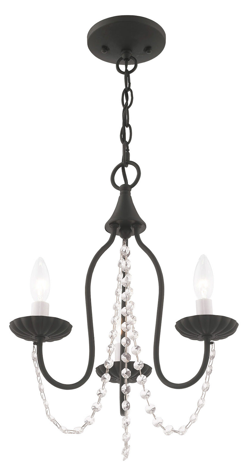 3 Light Mini Chandelier