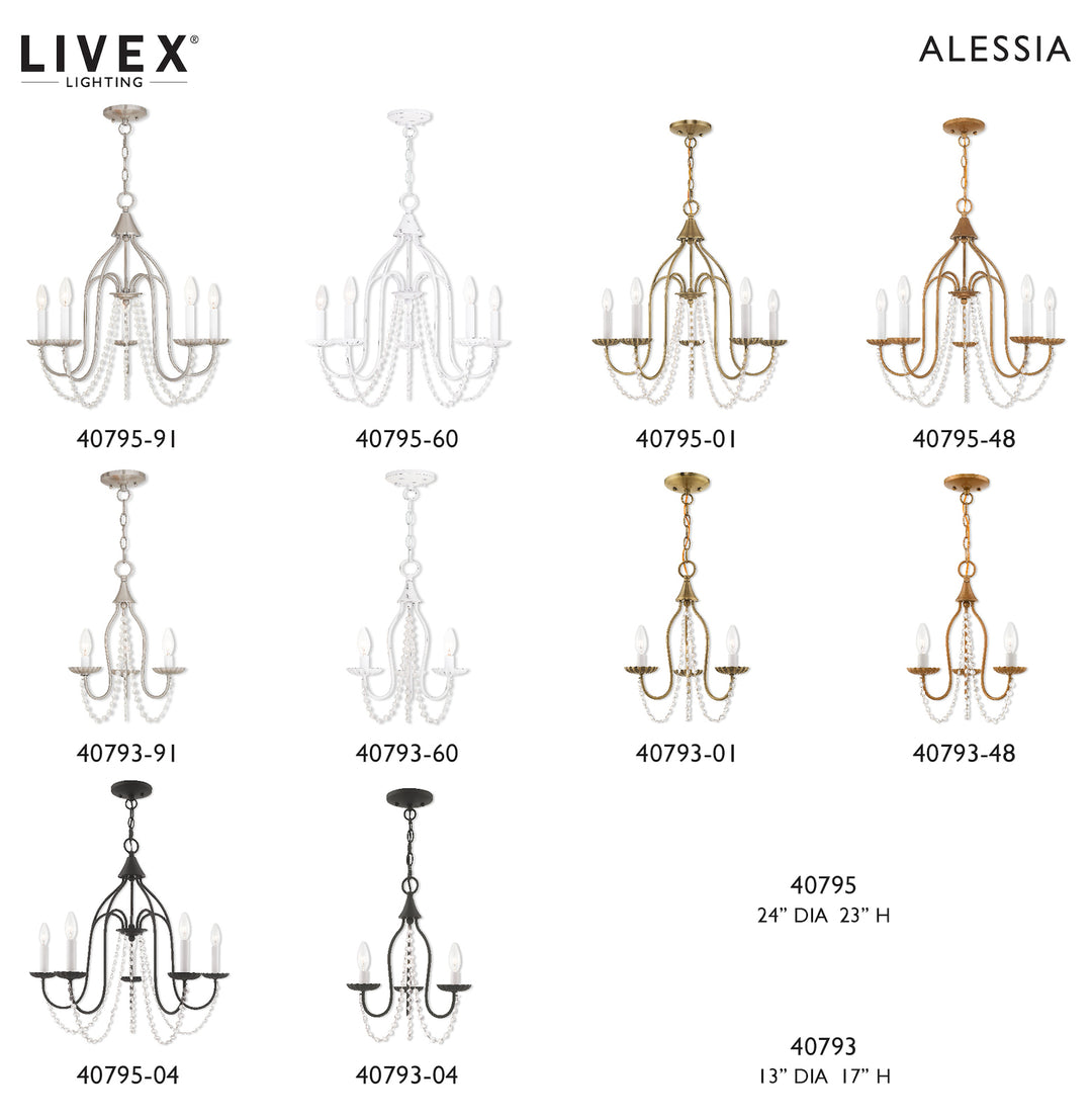 3 Light Mini Chandelier