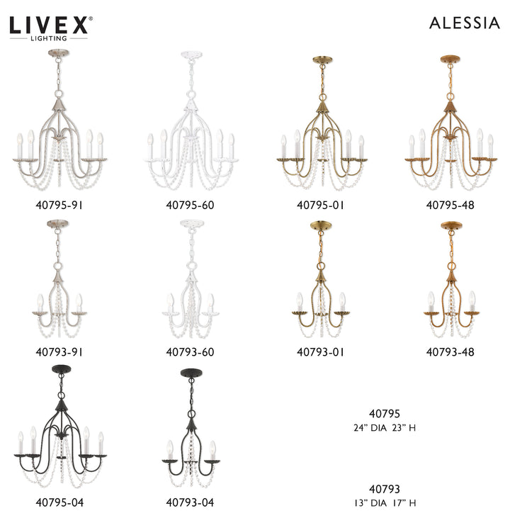 3 Light Mini Chandelier