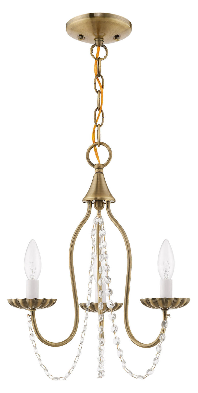 3 Light Mini Chandelier
