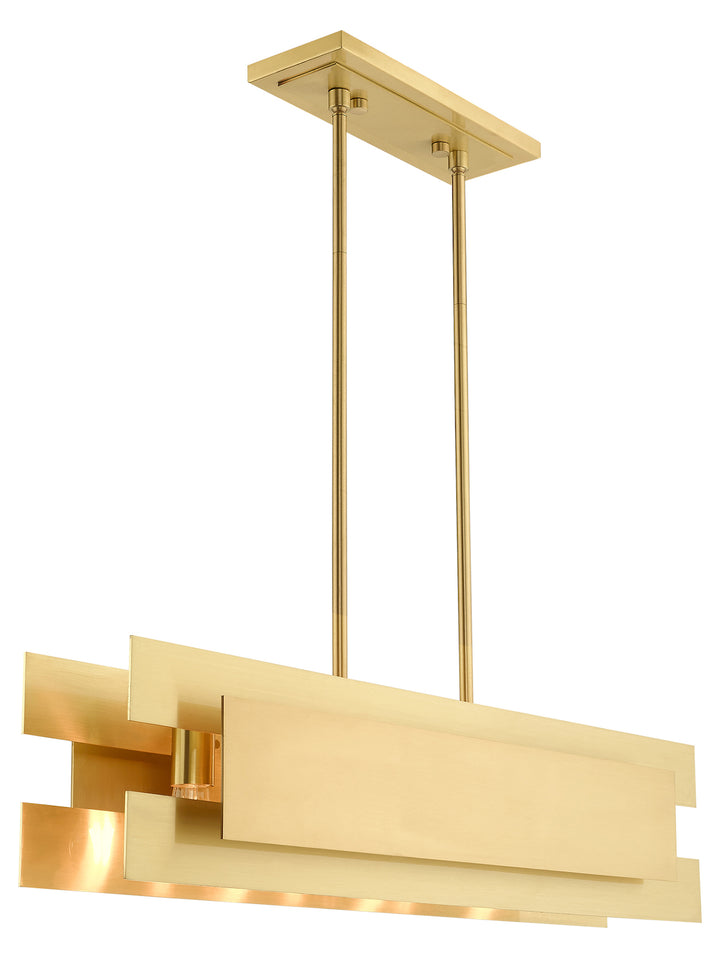 4 Light Linear Chandelier