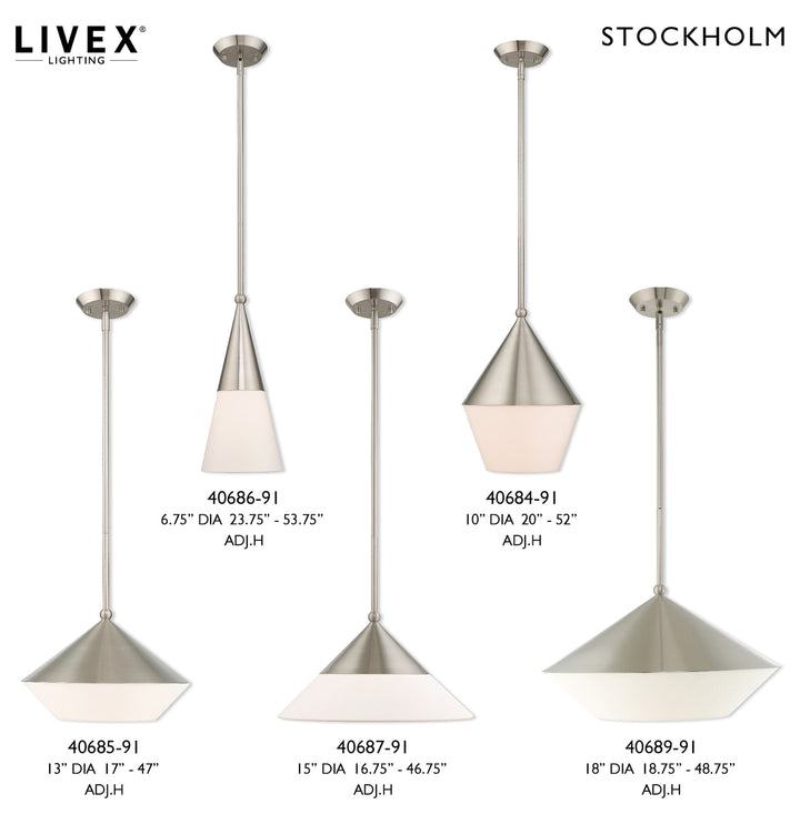 18 Inch 1 Light Pendant