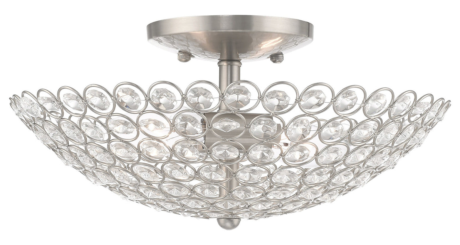 13 Inch 2 Light Ceiling Mount by Livex Lighting