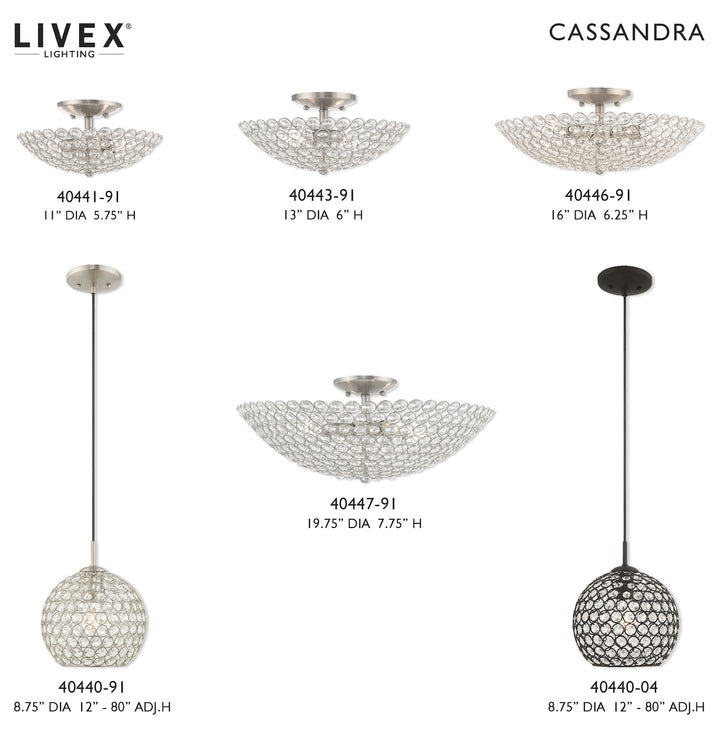 13 Inch 2 Light Ceiling Mount