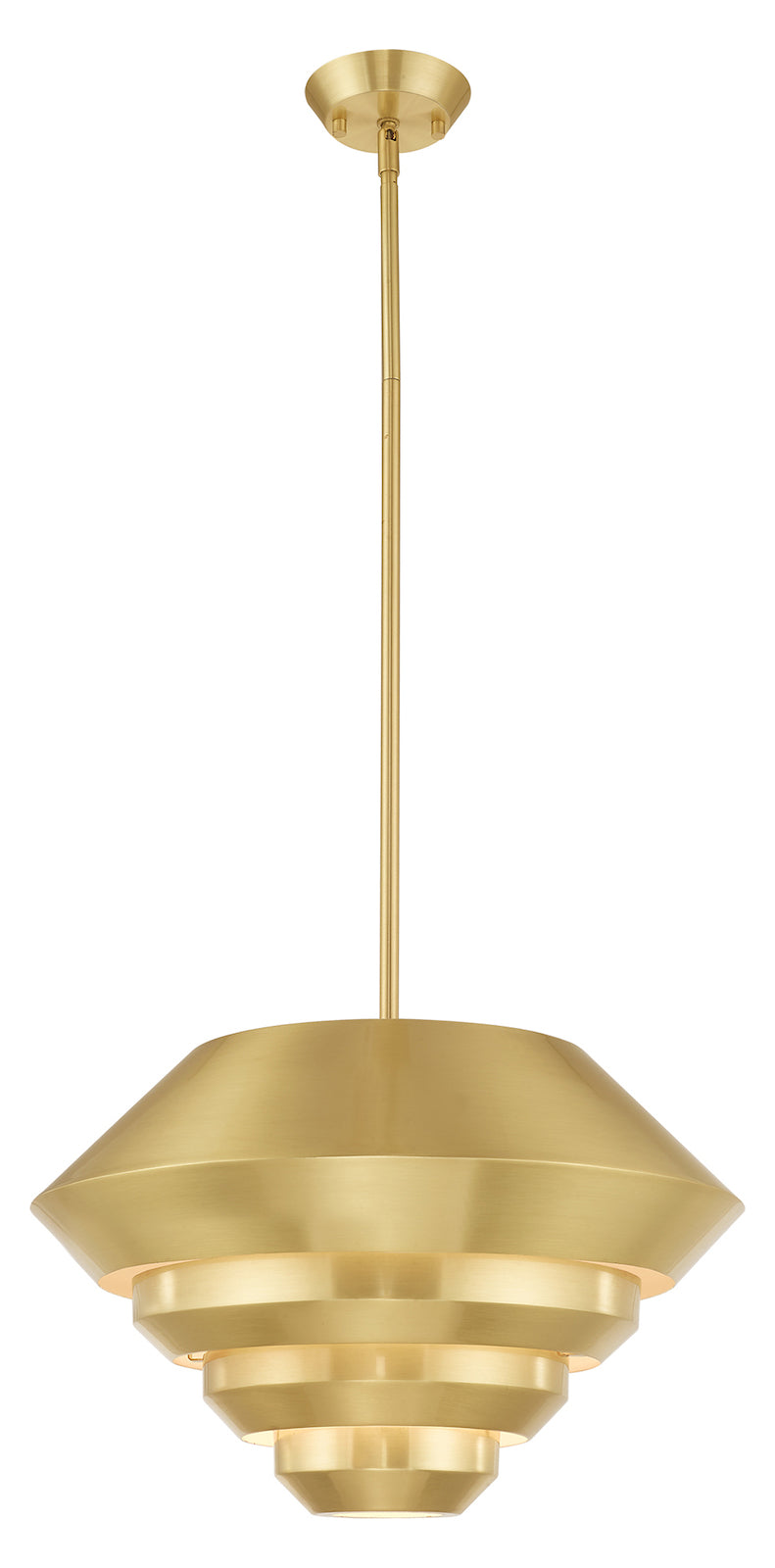 18 Inch 1 Light Mini Pendant by Livex Lighting