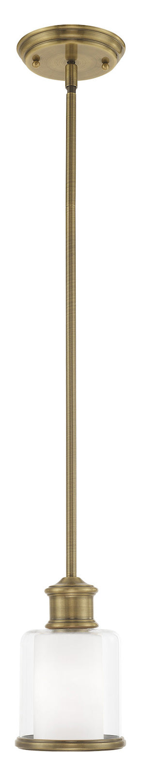 1 Light Mini Pendant by Livex Lighting