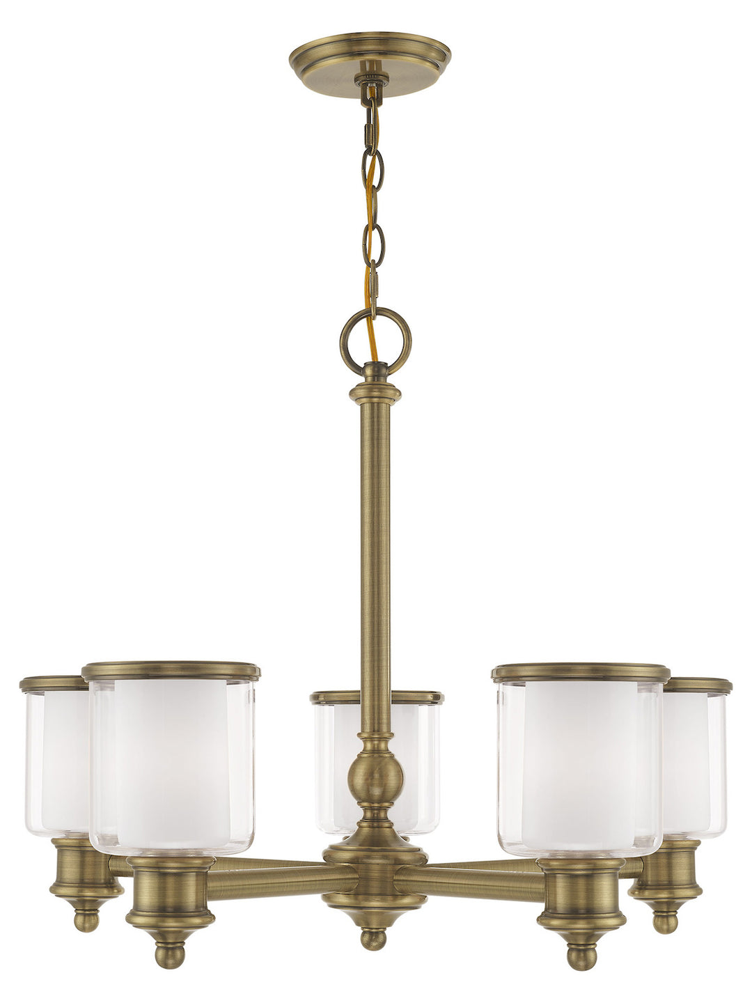 5 Light Chandelier by Livex Lighting