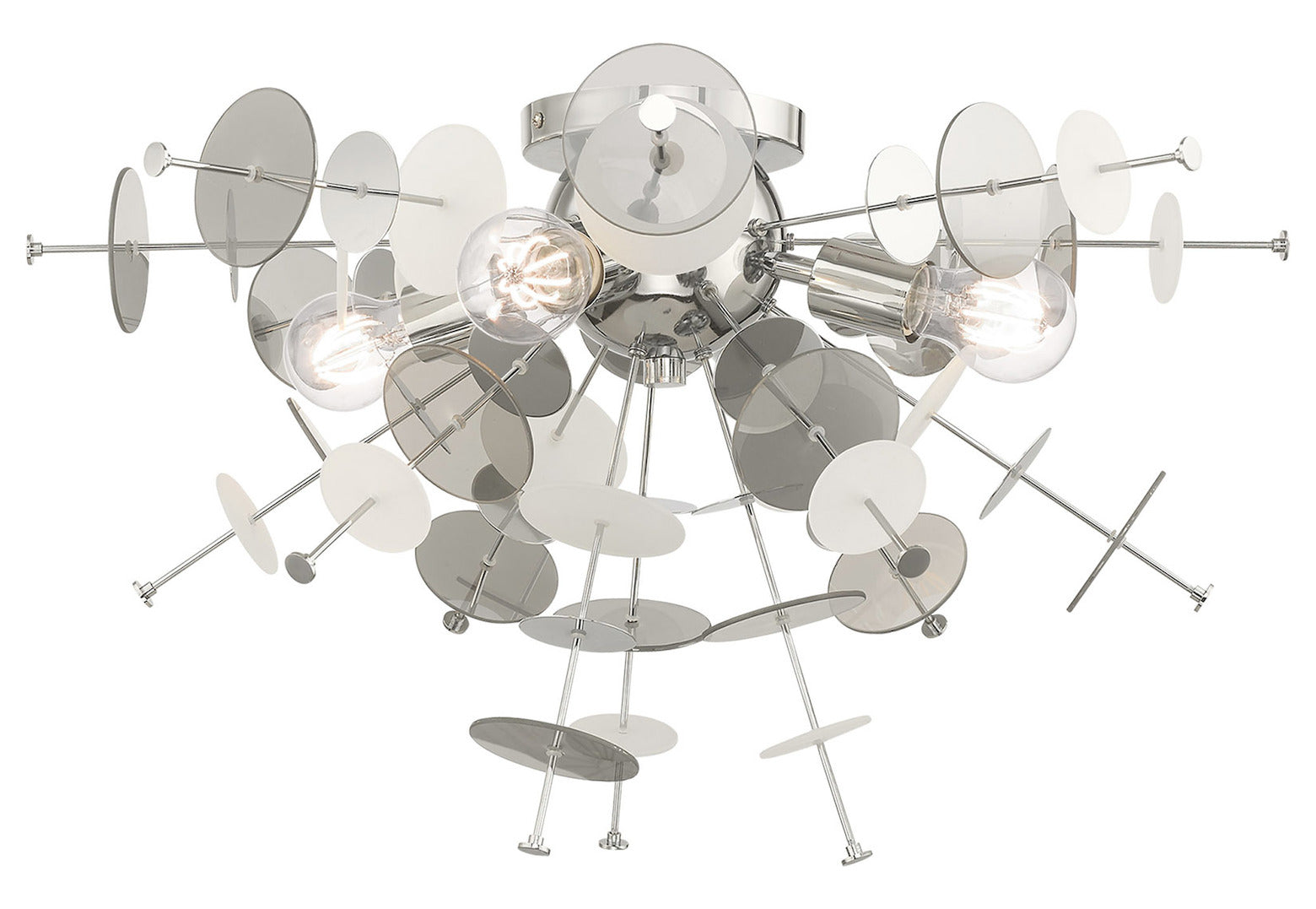 24 Inch 4 Light Ceiling Mount by Livex Lighting
