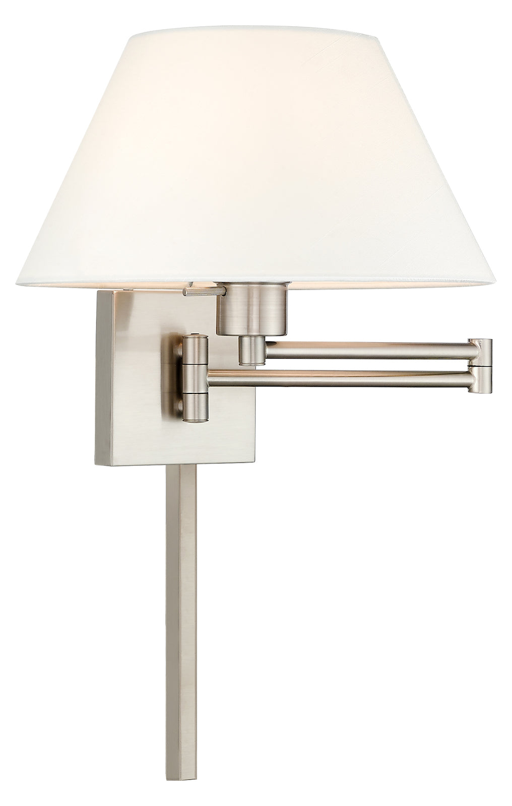 12 Inch 1 Light Swing Arm Wall Lamp by Livex Lighting