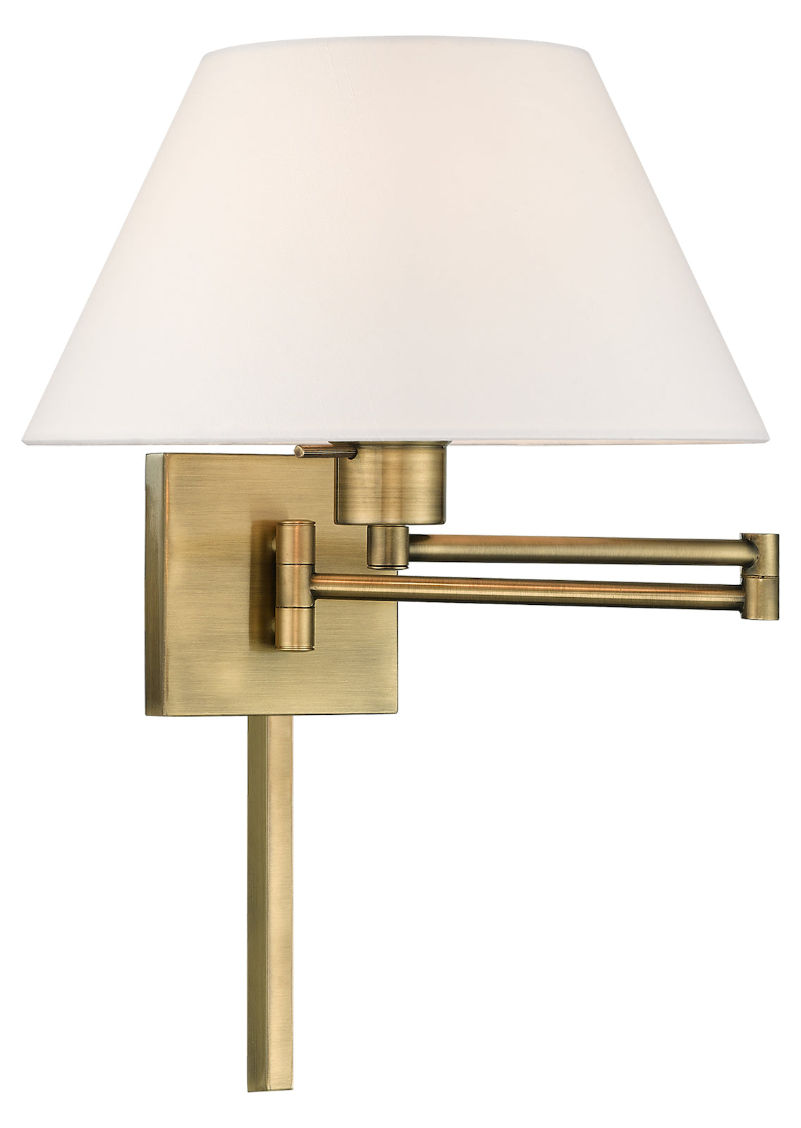 12 Inch 1 Light Swing Arm Wall Lamp by Livex Lighting
