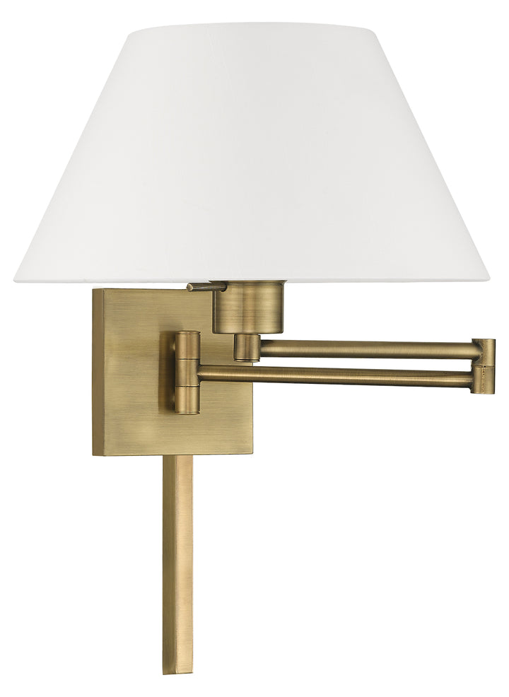 12 Inch 1 Light Swing Arm Wall Lamp