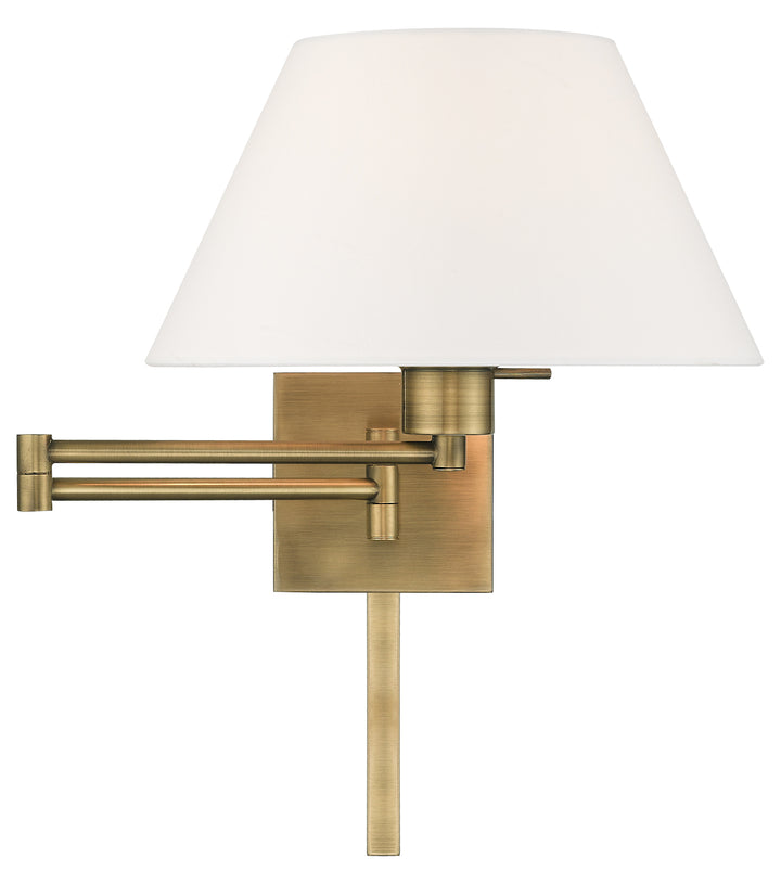 12 Inch 1 Light Swing Arm Wall Lamp