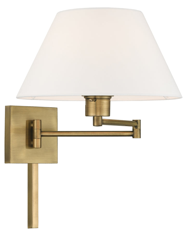 12 Inch 1 Light Swing Arm Wall Lamp