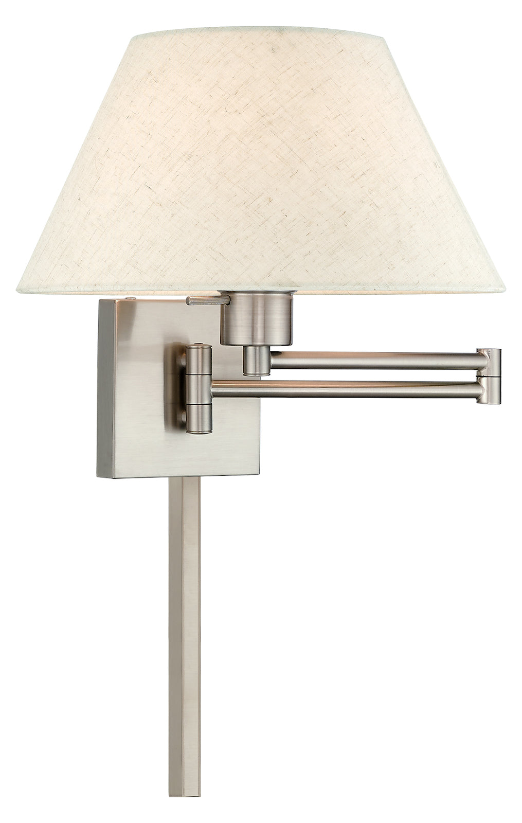 13 Inch 1 Light Swing Arm Wall Lamp by Livex Lighting