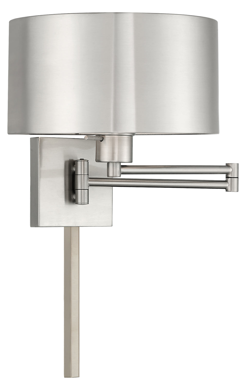 11 Inch 1 Light Swing Arm Wall Lamp by Livex Lighting