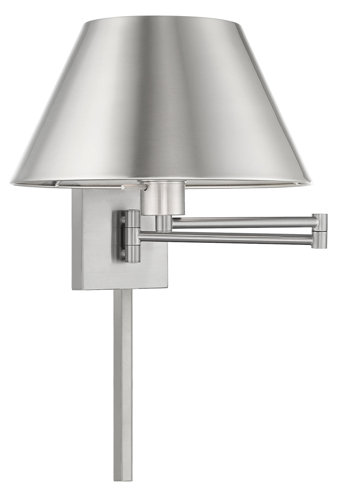 12 Inch 1 Light Swing Arm Wall Lamp by Livex Lighting
