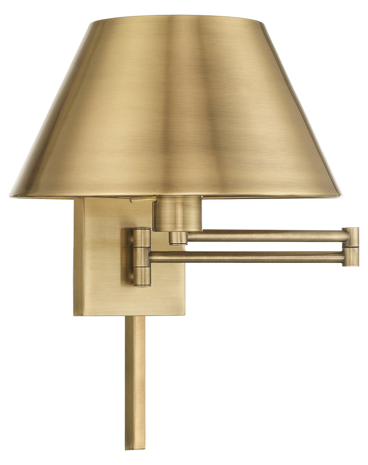 12 Inch 1 Light Swing Arm Wall Lamp