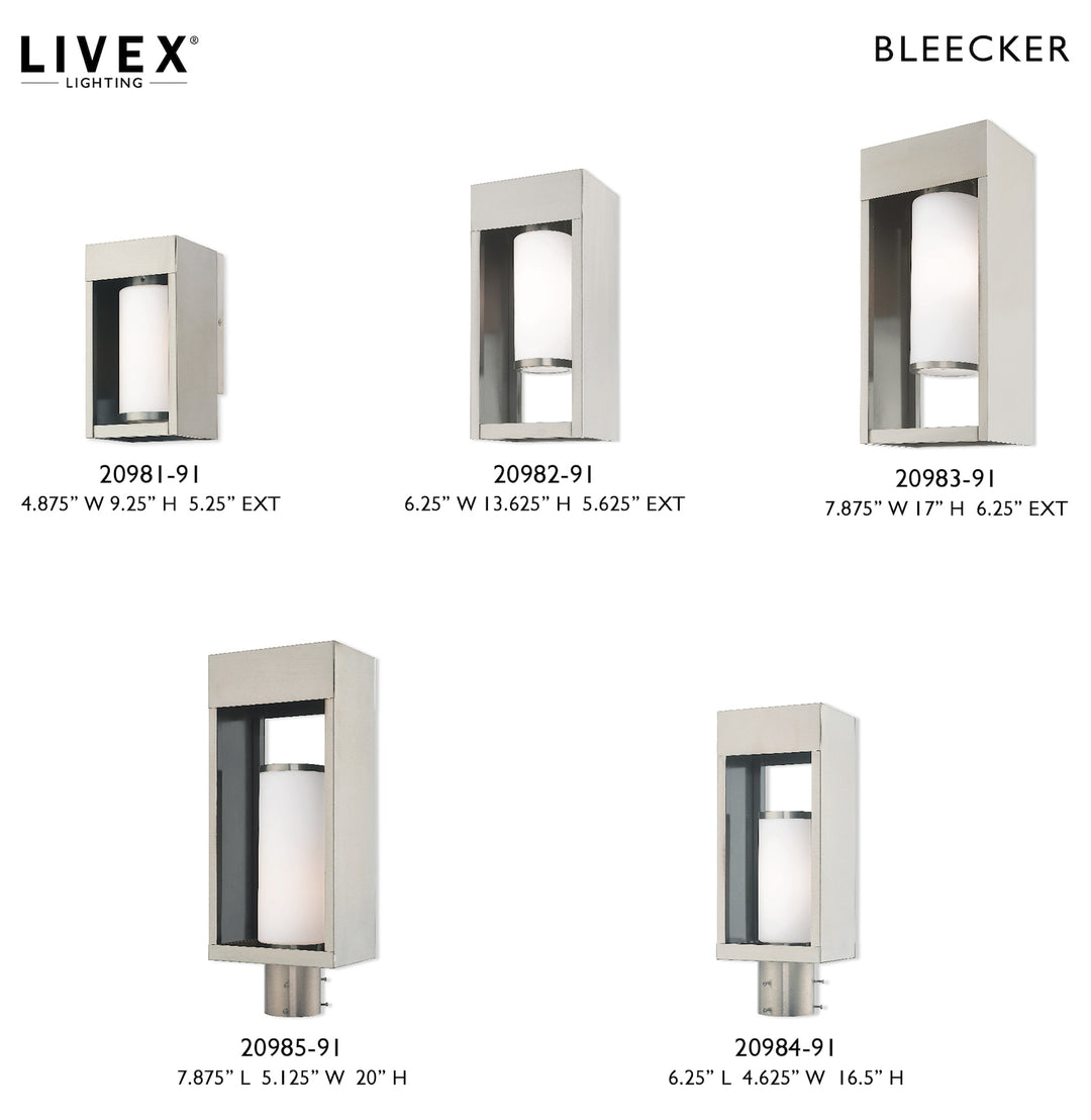 7.875 Inch 1 Light Wall Lantern